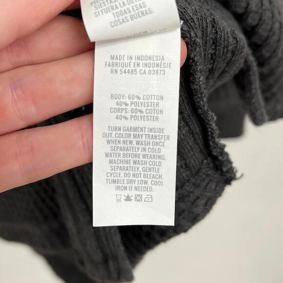 NWT Aerie Anytime Fave Waffle Shirt Oversized Lightweight Layering Shacket XXS - Picture 10 of 11